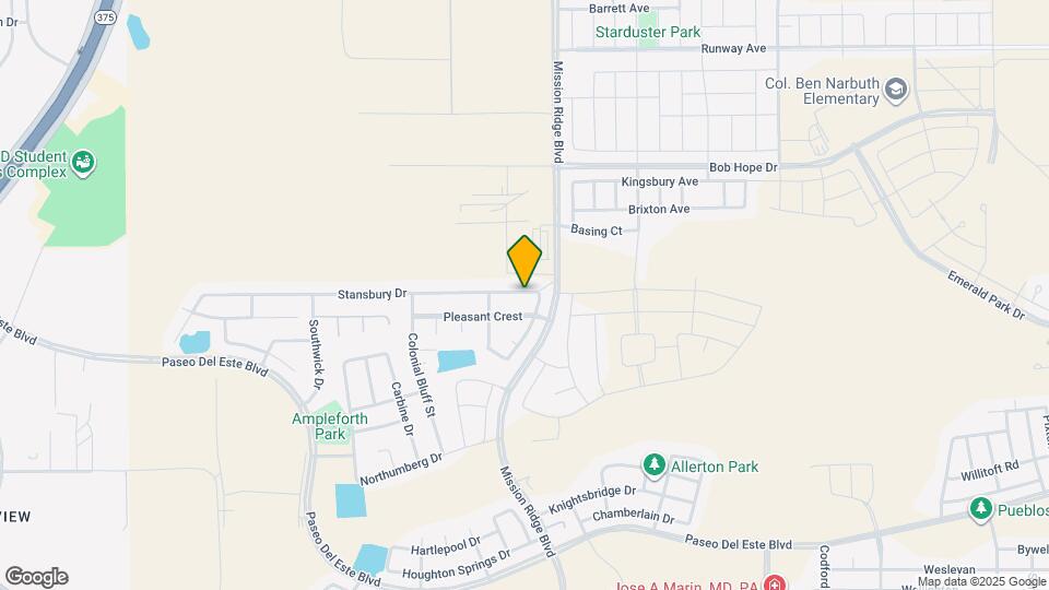 12494 Stansbury Dr Map and Location Details