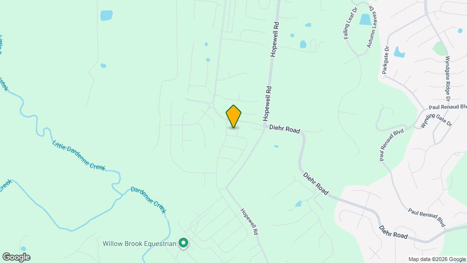 103 Windrow Drive Map and Location Details