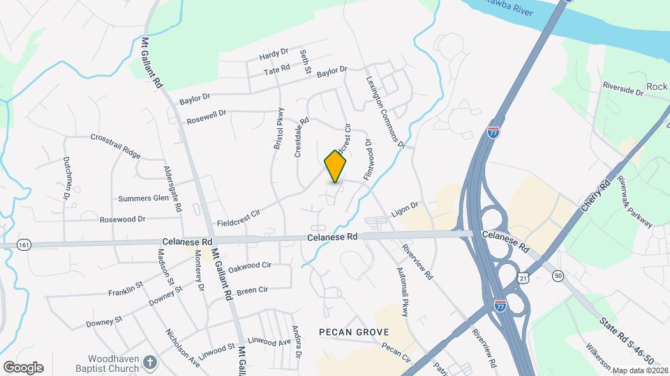 1622 Cedarview Ct Map and Location Details