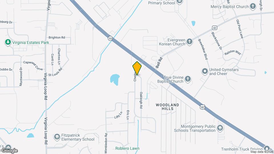 5917 Cherry Hill Rd Map and Location Details