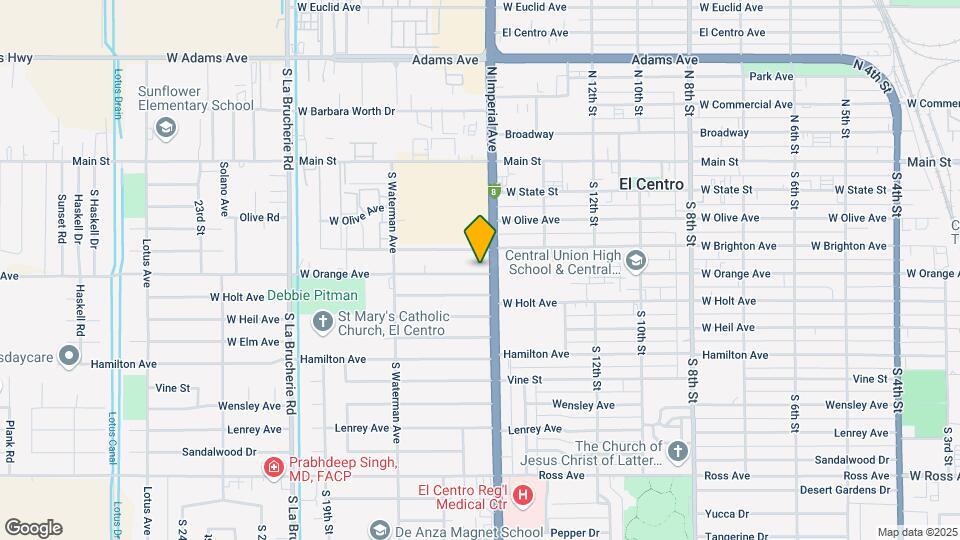 1508 W Orange Avenue Map and Location Details