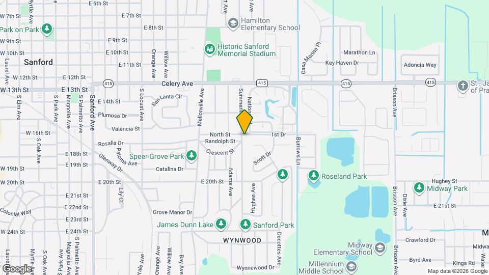 1803 S Summerlin Ave Map and Location Details