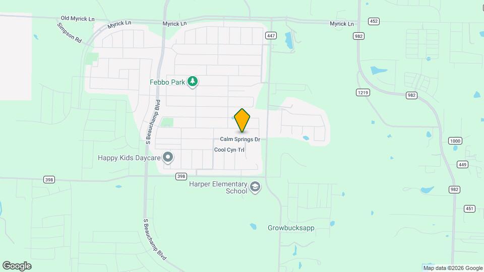 502 Calm Springs Dr Map and Location Details