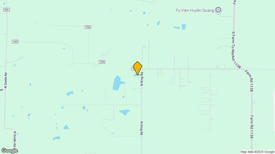 1104 N King Rd Map and Location Details