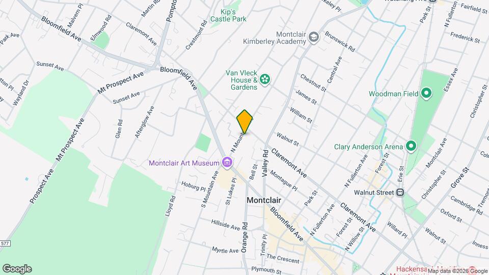 27 Mountain Ave Map and Location Details