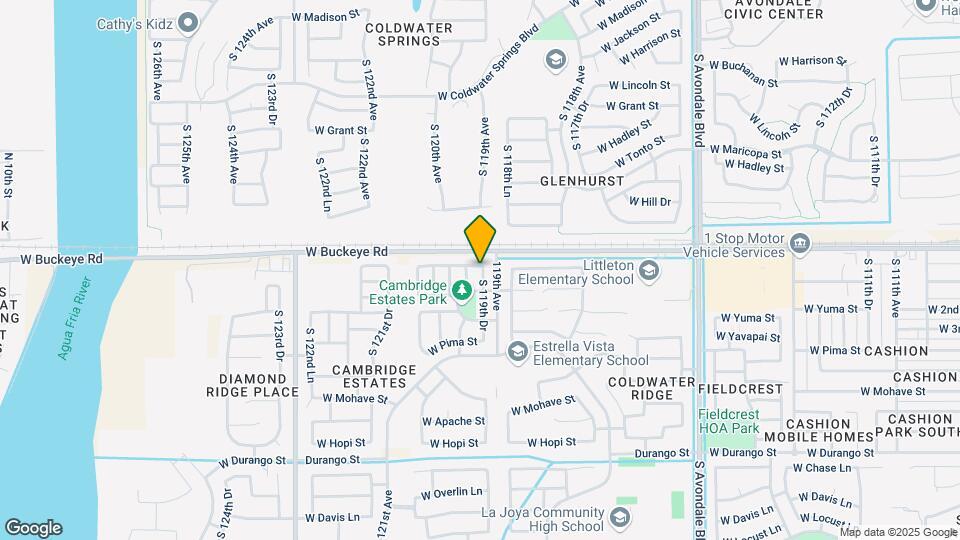11959 W Belmont Dr Map and Location Details