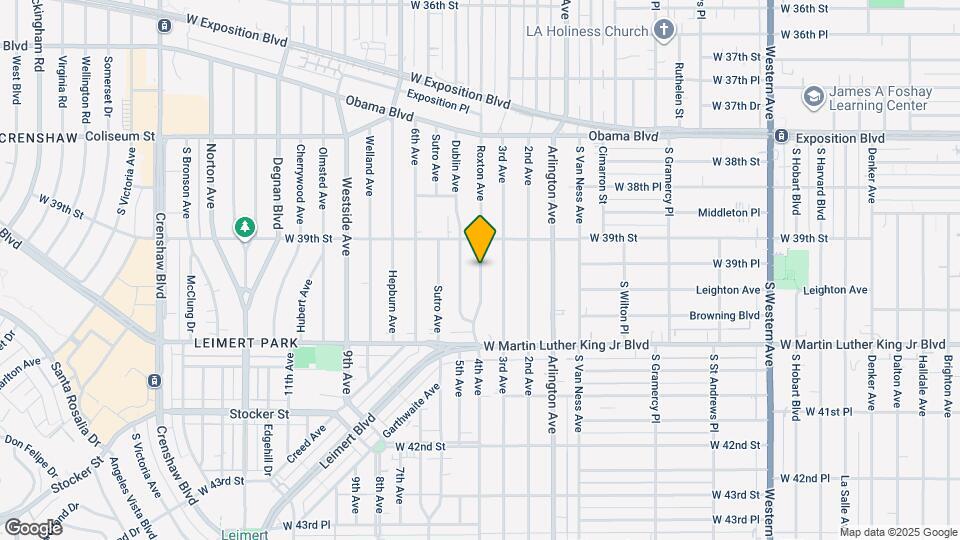 3873 Roxton Ave Map and Location Details