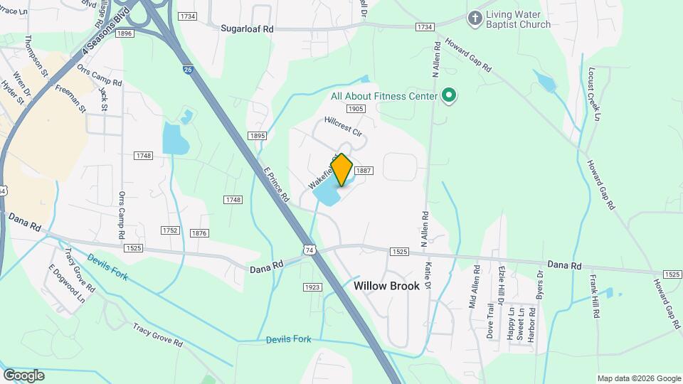 321 Lake Cir Dr Map and Location Details