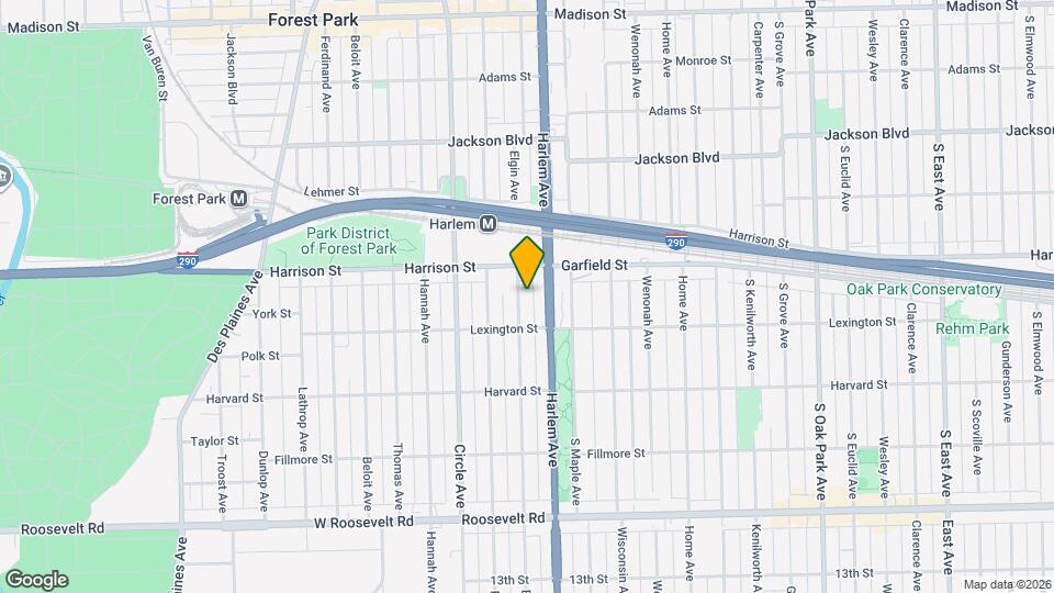 824 Elgin Ave Map and Location Details