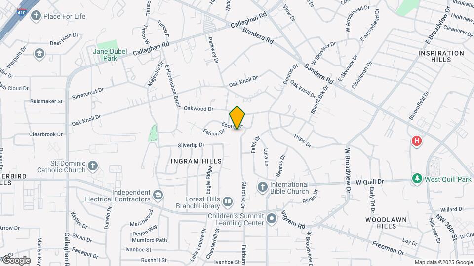 3606 Fred Ross Ln Map and Location Details