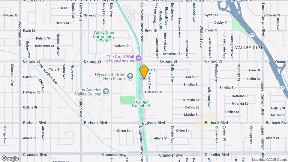5846 Coldwater Canyon Ave Map and Location Details