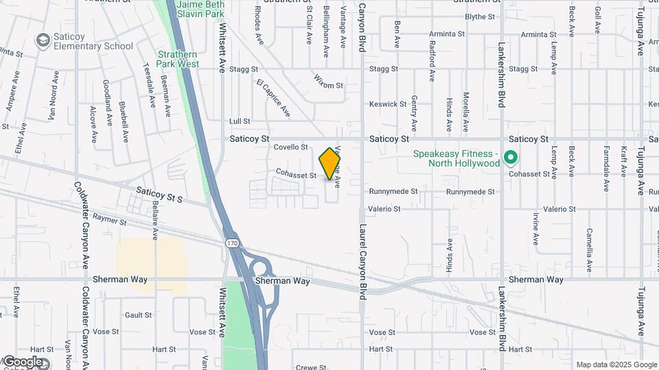 7448 Bellingham Ave Map and Location Details