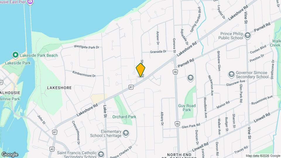 73 Lakeshore Rd Map and Location Details