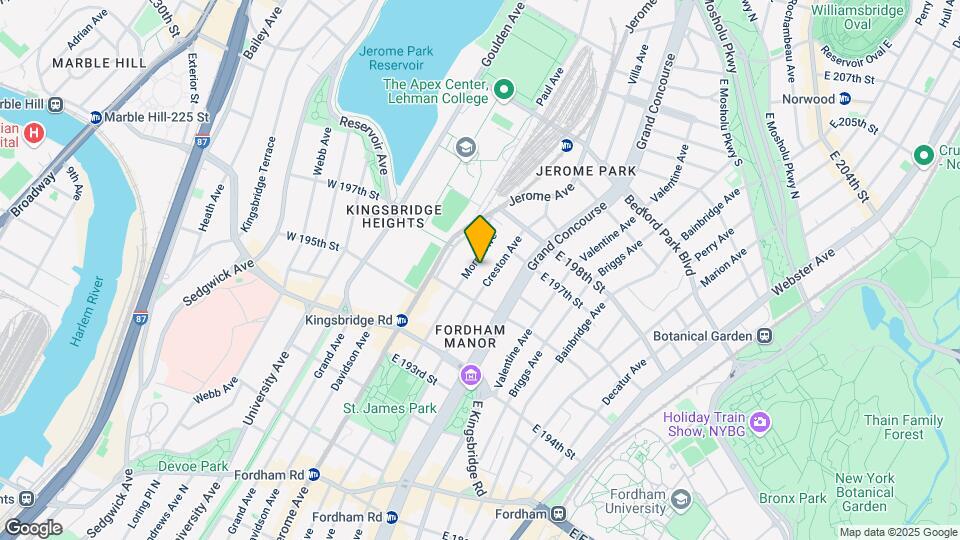 Vee House Bronx Parent House Mapa y Detalles de la Ubicación