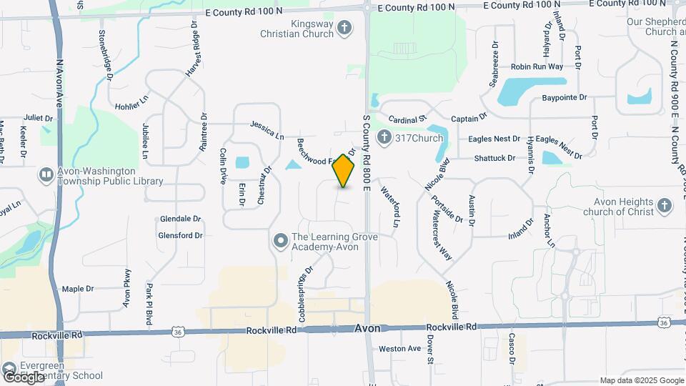 445 Winterwood Dr Map and Location Details