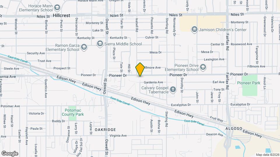 3305 Pioneer Dr Map and Location Details