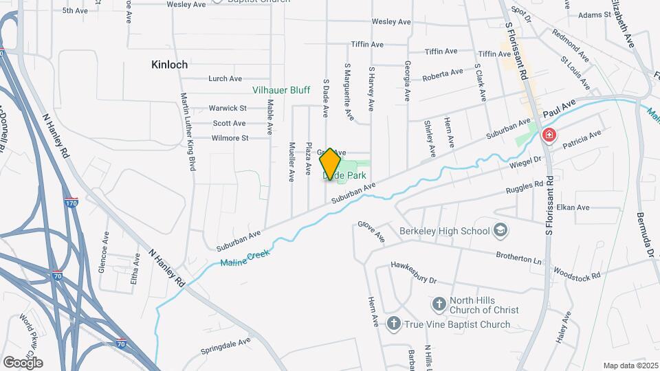 446 S Dade Ave Map and Location Details