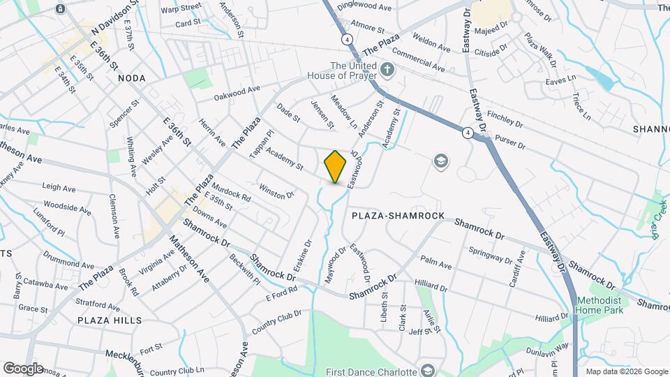 1638 Academy St Map and Location Details