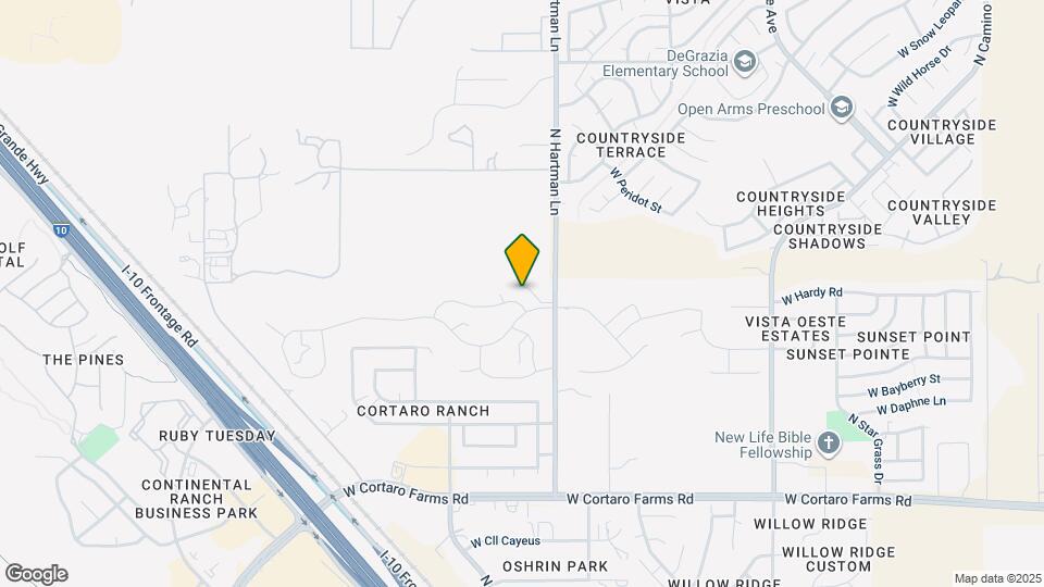 5468 W Monterey Dr Map and Location Details