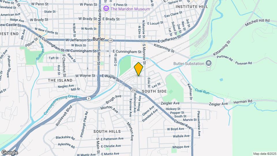 215 Spring St Map and Location Details