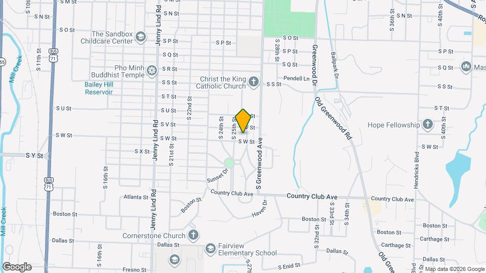2318 S 26th St Map and Location Details