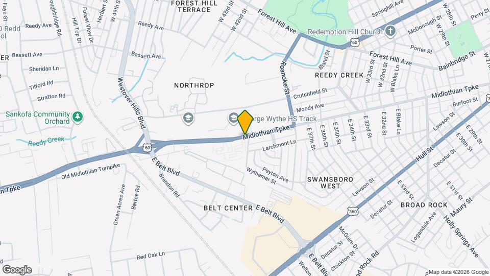 Midlothian Village Apartments Mapa y Detalles de la Ubicación