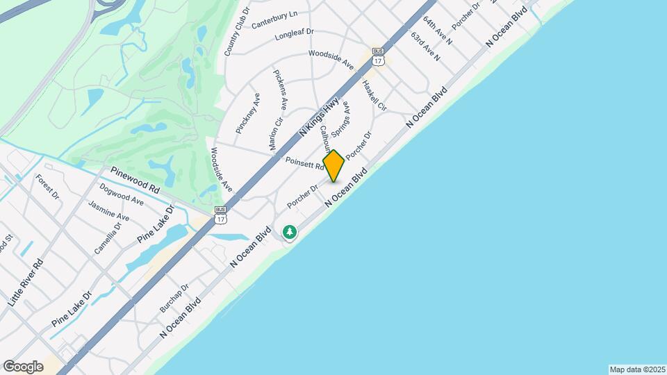 5001 N Ocean Blvd, Unit 2G Mapa y Detalles de la Ubicación