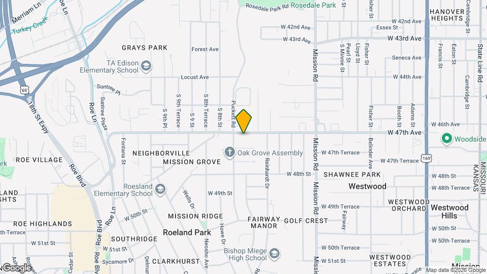 3607 W 47th St Map and Location Details