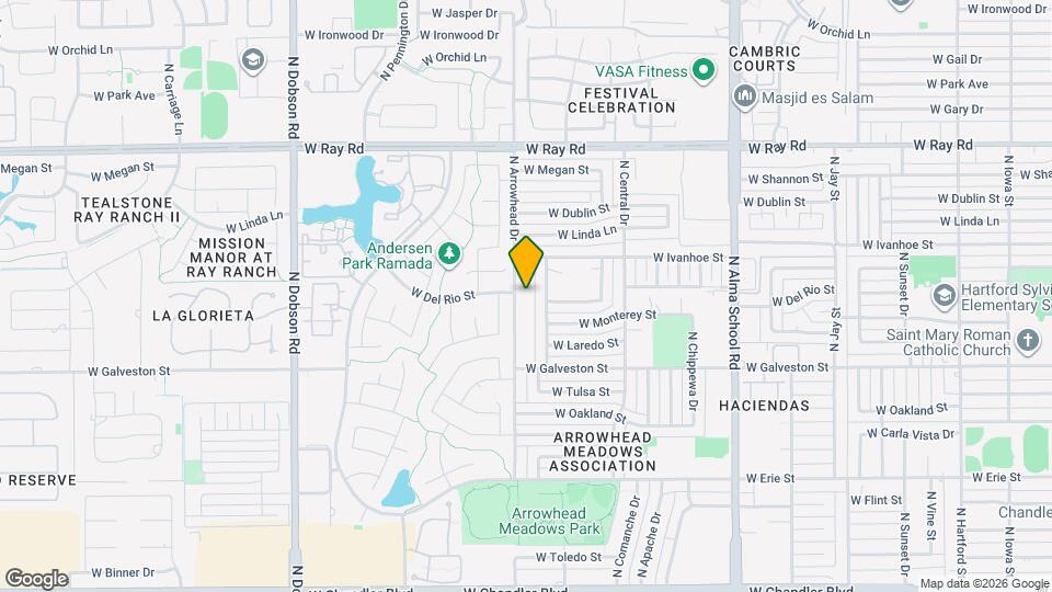735 N Arrowhead Dr, Unit 3 Mapa y Detalles de la Ubicación