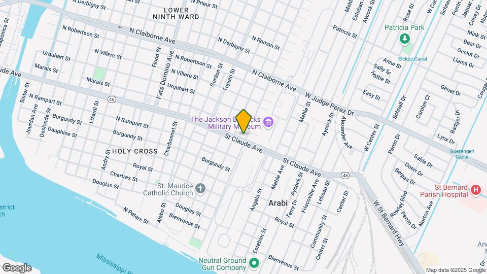 6329 Saint Claude Ave, Unit 6331 Mapa y Detalles de la Ubicación