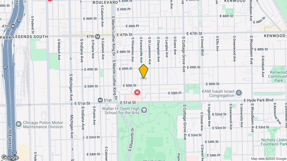 4943 S Forrestville Ave Map and Location Details
