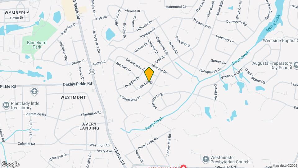 4104 Spencer St Map and Location Details