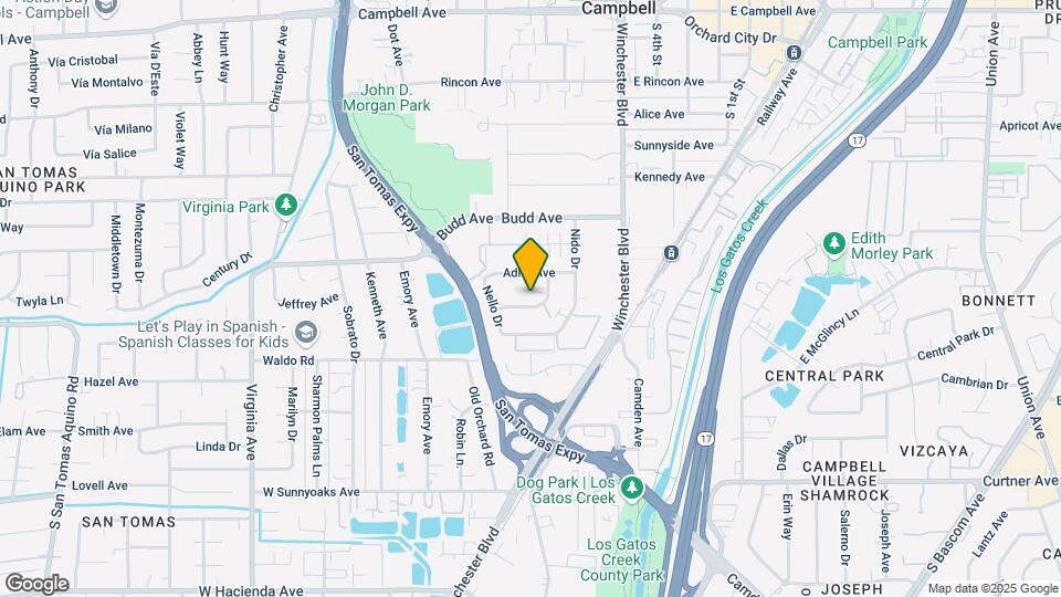 201 Echo Ave Map and Location Details