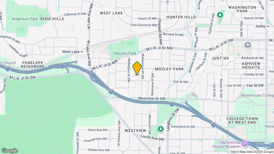 1511 Mims St SW Map and Location Details