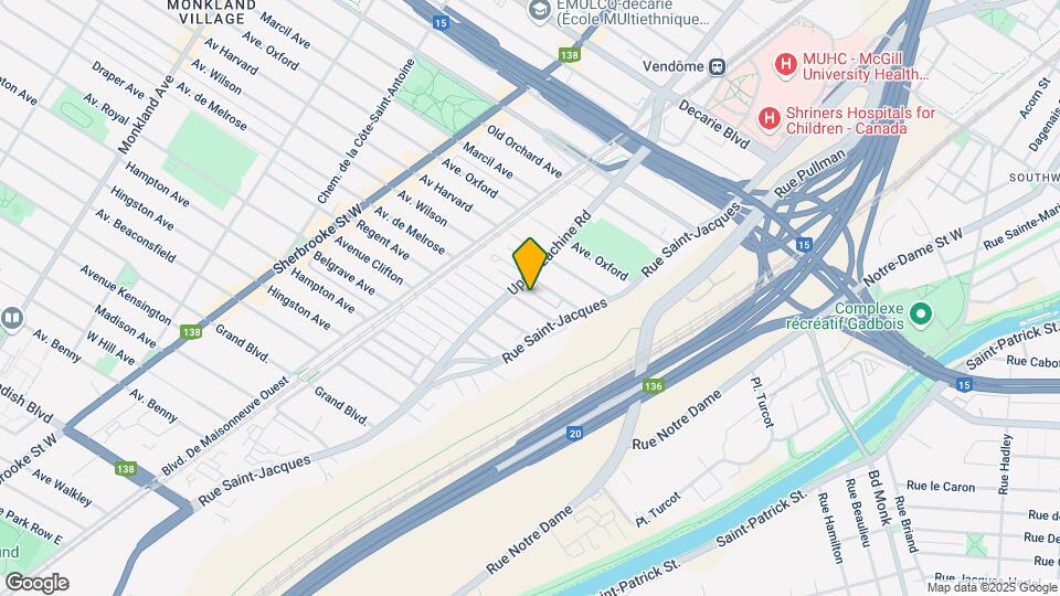 975 De Melrose Av Map and Location Details