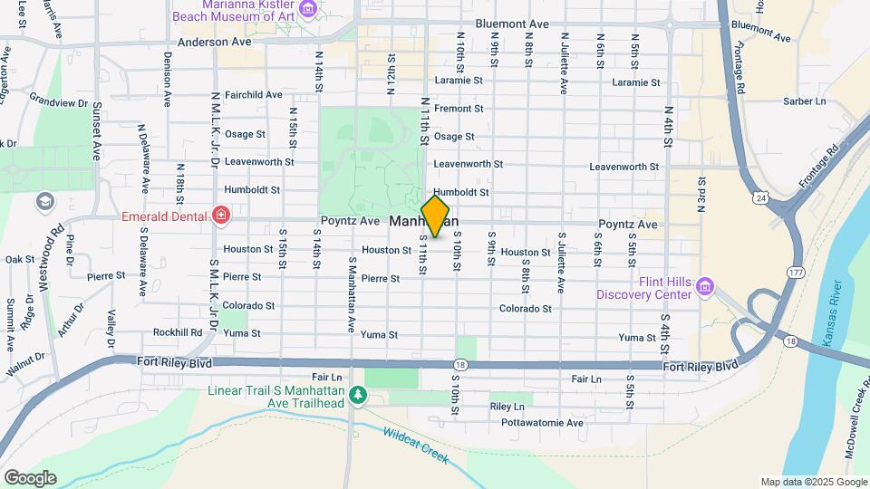 1020 Houston St Map and Location Details