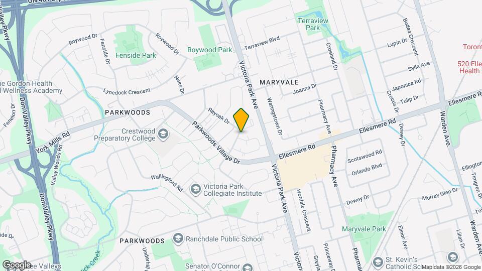 112 Combermere Dr Map and Location Details