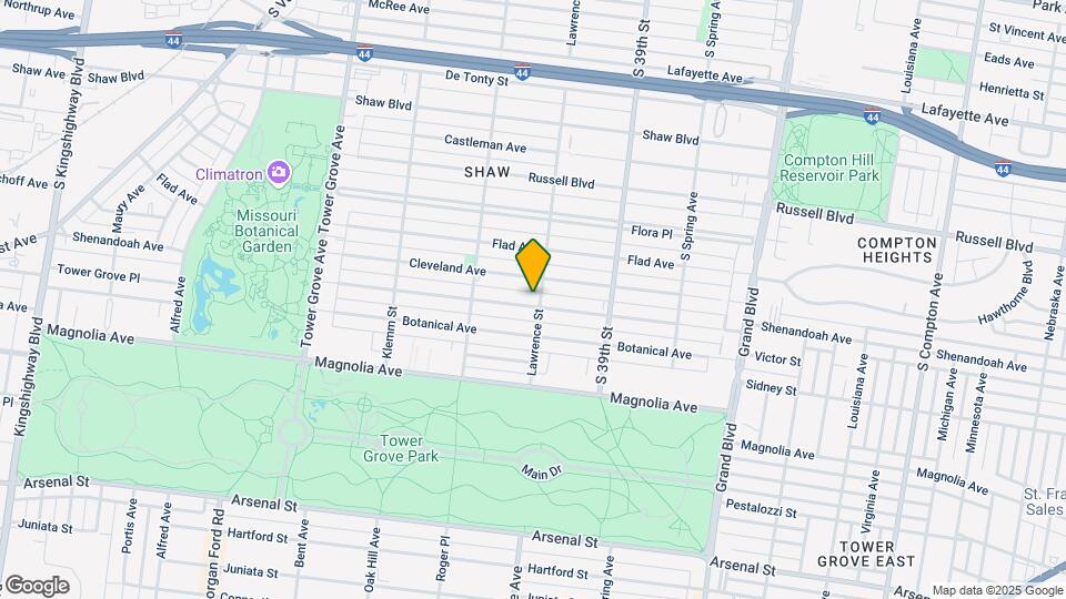 4007 Shenandoah Ave Map and Location Details