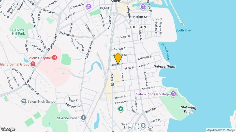 31 Roslyn St, Unit 1 Map and Location Details