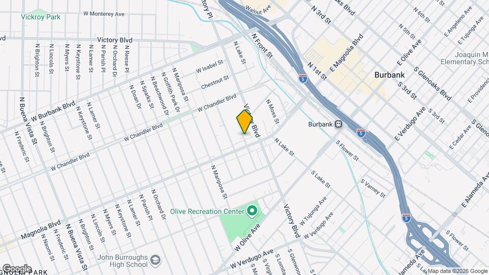 432 N Glenwood Pl Mapa y Detalles de la Ubicación