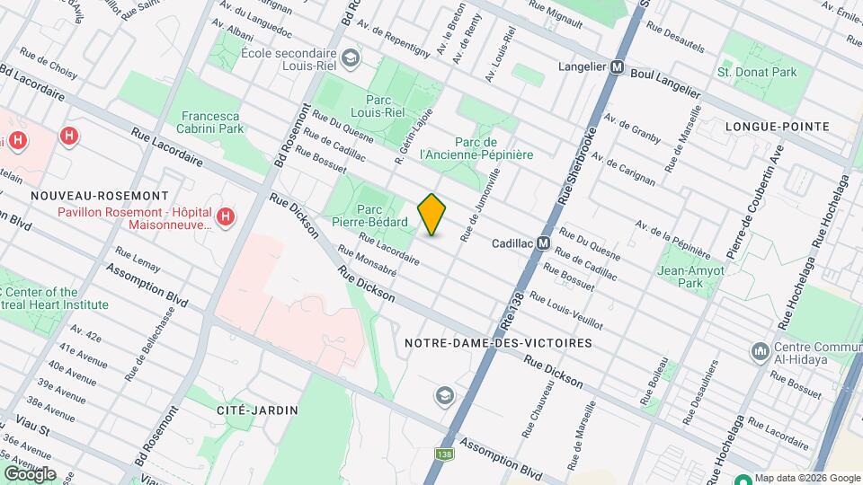 5135-5139 Louis-Veuillot St Map and Location Details