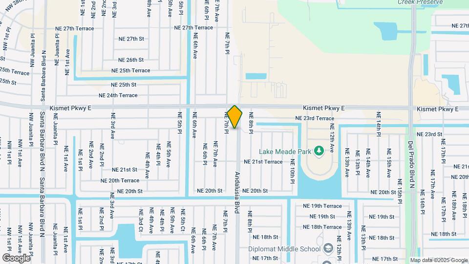 2222 Andalusia Blvd Map and Location Details