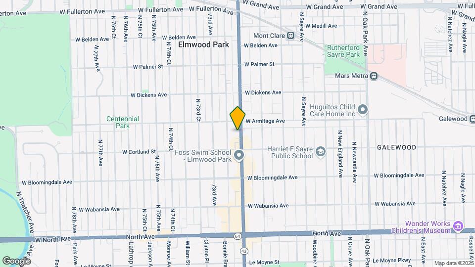 Elmwood Place Mapa y Detalles de la Ubicación