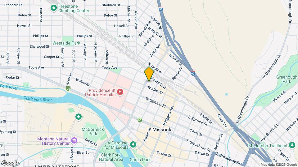 334 W Alder St Map and Location Details