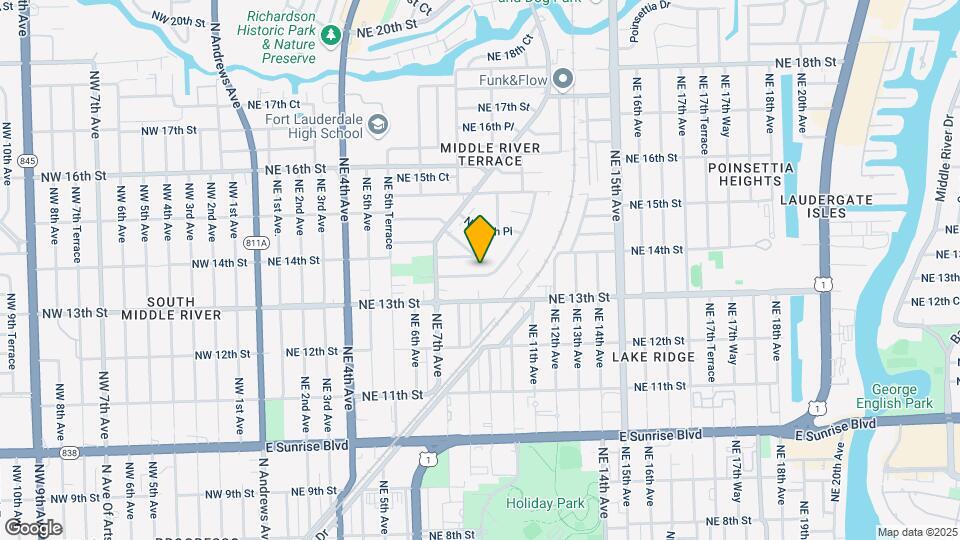 759 NE 13th Ct Map and Location Details