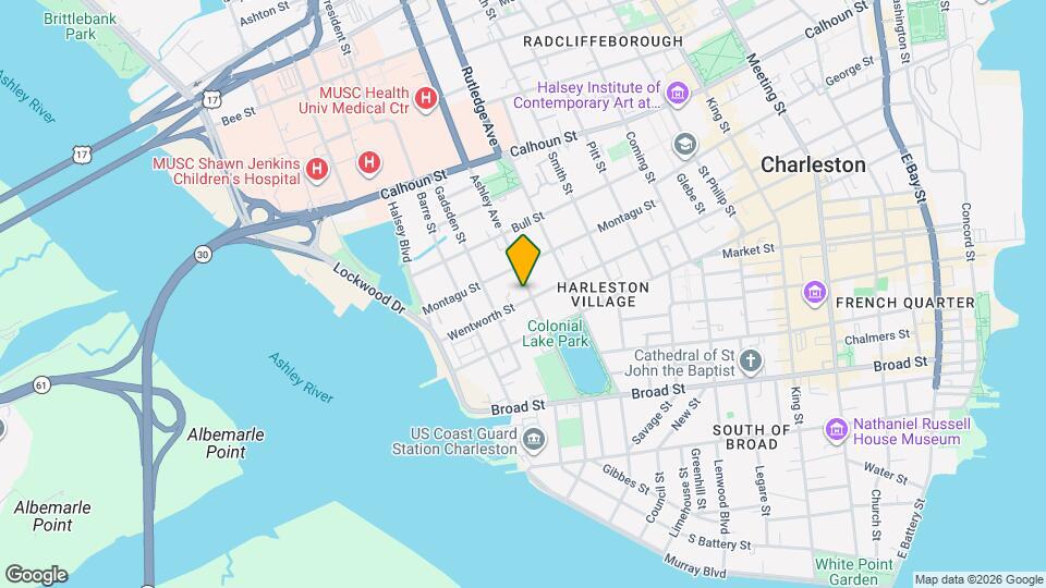 81 Ashley Ave Map and Location Details