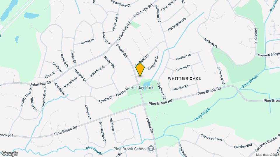 208 Pease Rd Map and Location Details