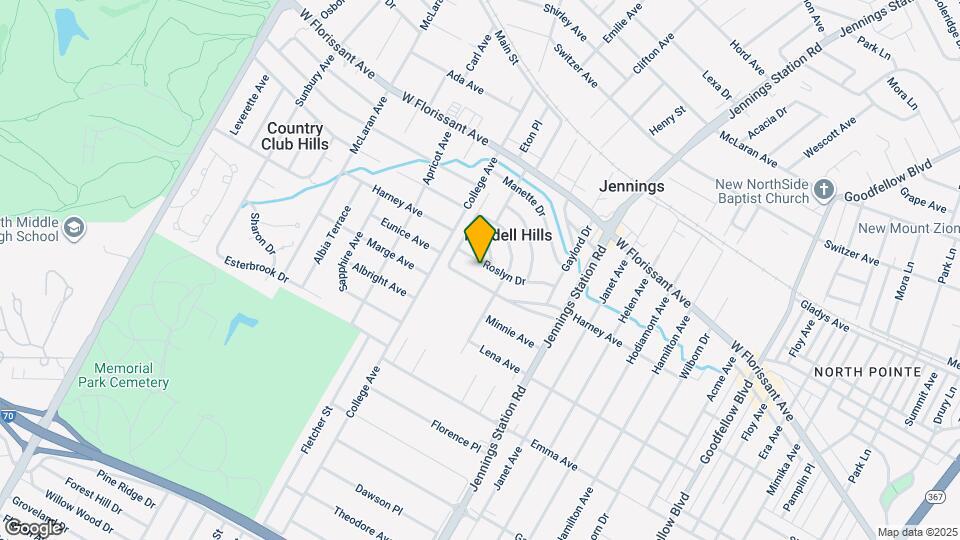 7120 Roslyn Dr Map and Location Details