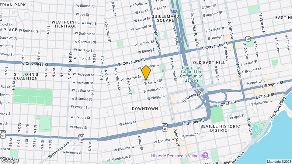 504 N Spring St Map and Location Details