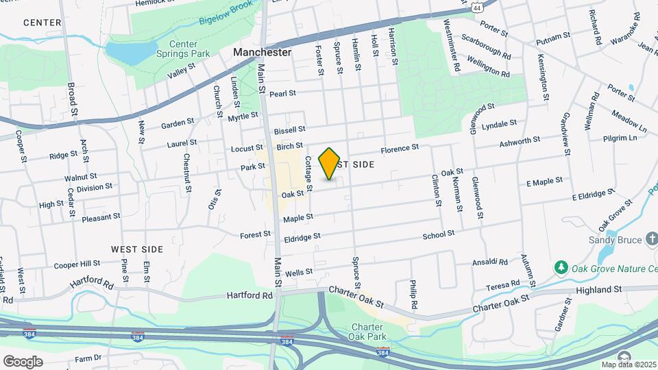 67 Oak St, Unit A Map and Location Details